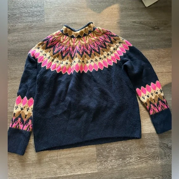 Vibrant Mock Turtle Neck - Picture 6 of 6